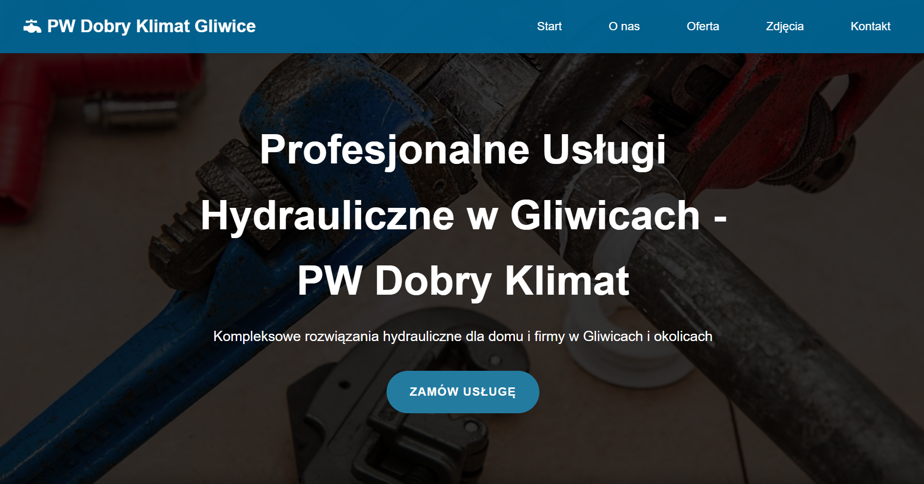 Strona dla firmy budowlanej